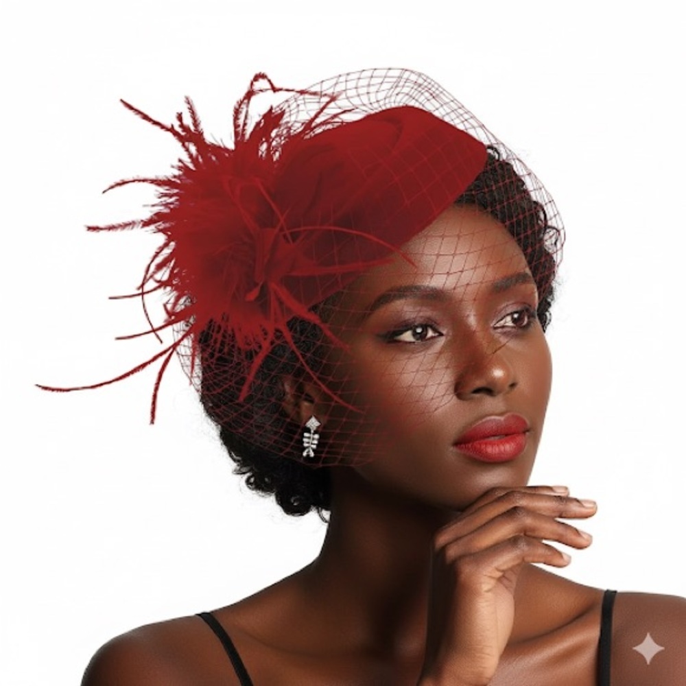 Elegant Feathered Fascinator